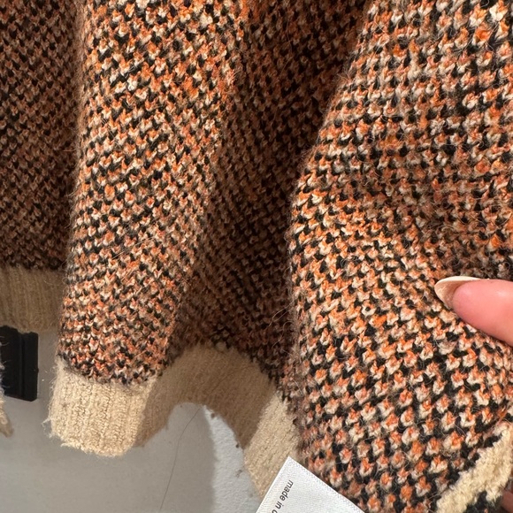 Cozy Beige Halloween Cat Pattern Open Cardigan Sweater Maurice’s - Picture 5 of 7